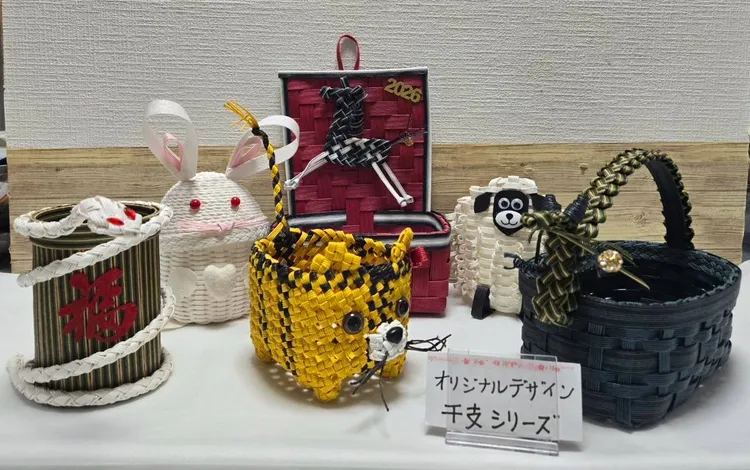 オリジナルデザイン 干支シリーズのクラフトバンド作品